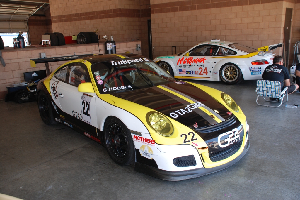 My next stop was Garage 2 where I found even more Porsche GT3 Cup cars 