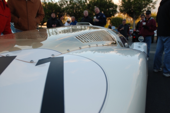 White 1966 Porsche 906 race car_ rear quarter and window louver detail _Cars&amp;Coffee/Irvine_December 29, 2012_DSC_0574