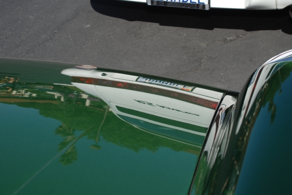 Irish Green Porsche 912_hood reflections, RS America_RGruppe Solvang Treffen_May 18, 2013
